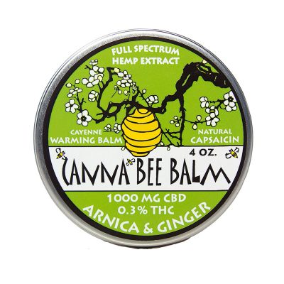 Canna Bee Balm (4 oz) - arthritis pain relief with CBD