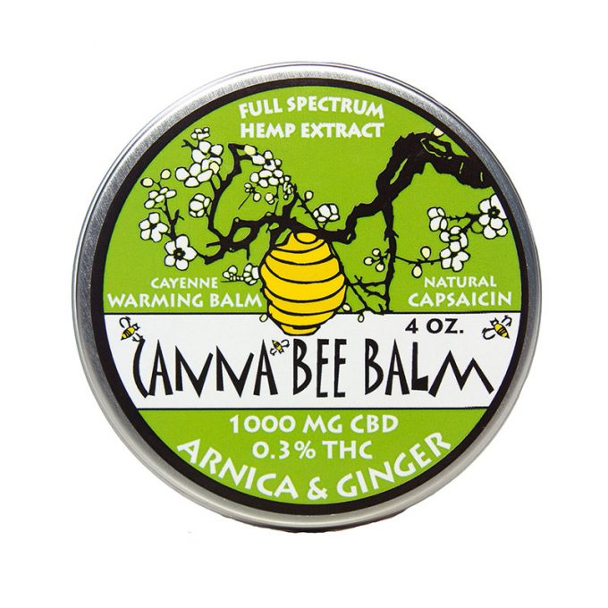 Canna Bee Balm (4 oz) - arthritis pain relief with CBD